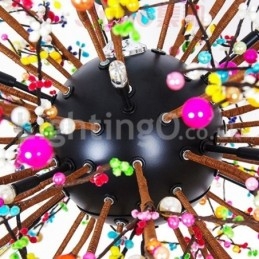 Nordisk Løvetannlysekrone I Farget Lysekrone