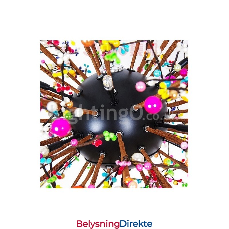 Nordisk Løvetannlysekrone I Farget Lysekrone