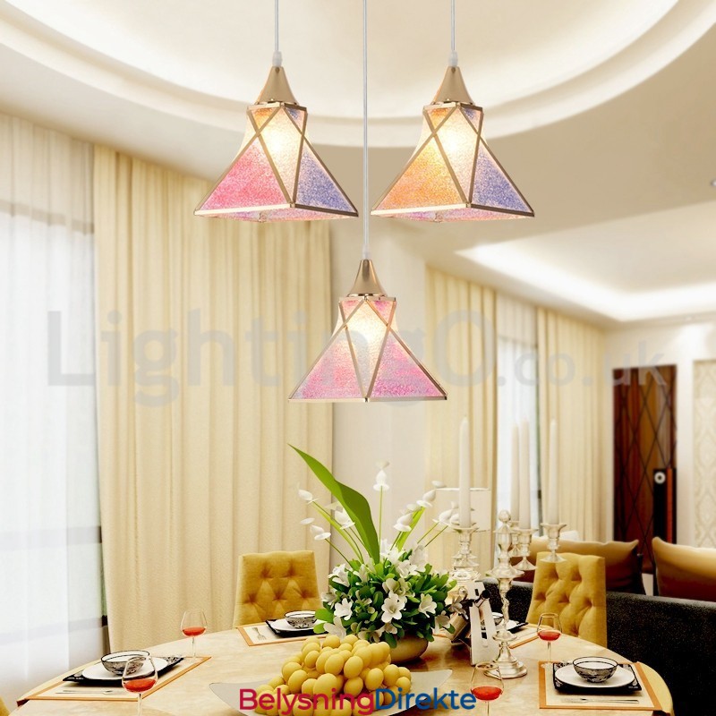 Billig Moderne Pendellampe Med 1 Lys Og 3 Lys