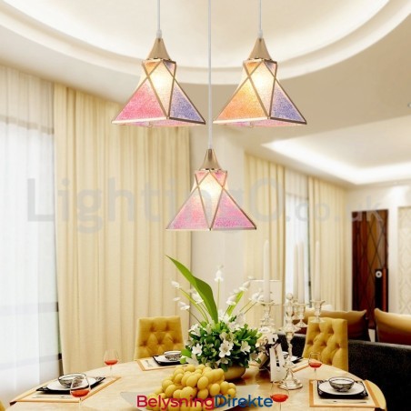 Billig Moderne Pendellampe Med 1 Lys Og 3 Lys