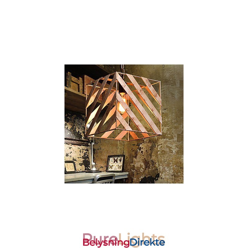 Retro Jernlampe Moderne Minimalistisk Lysekrone I Industriell Stil