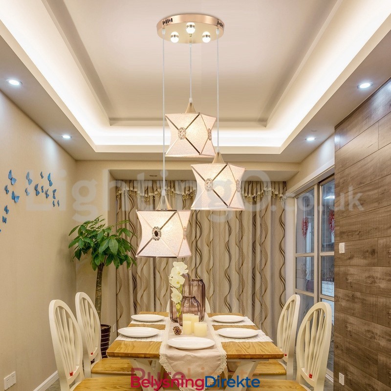 Lavpris Moderne 1-Lys 3-Lys Pendellampe