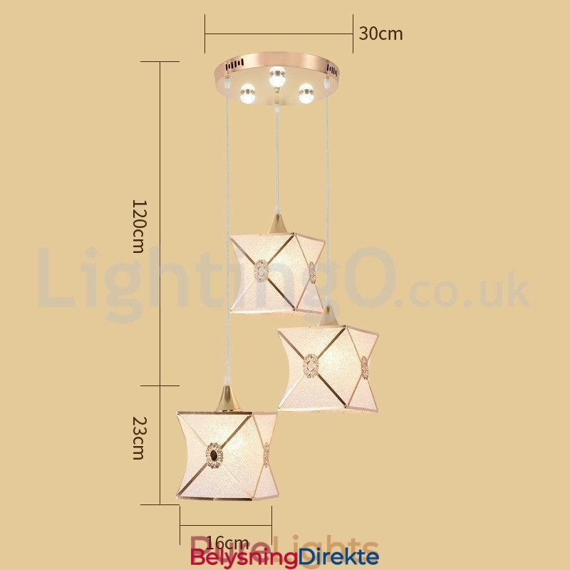 Lavpris Moderne 1-Lys 3-Lys Pendellampe