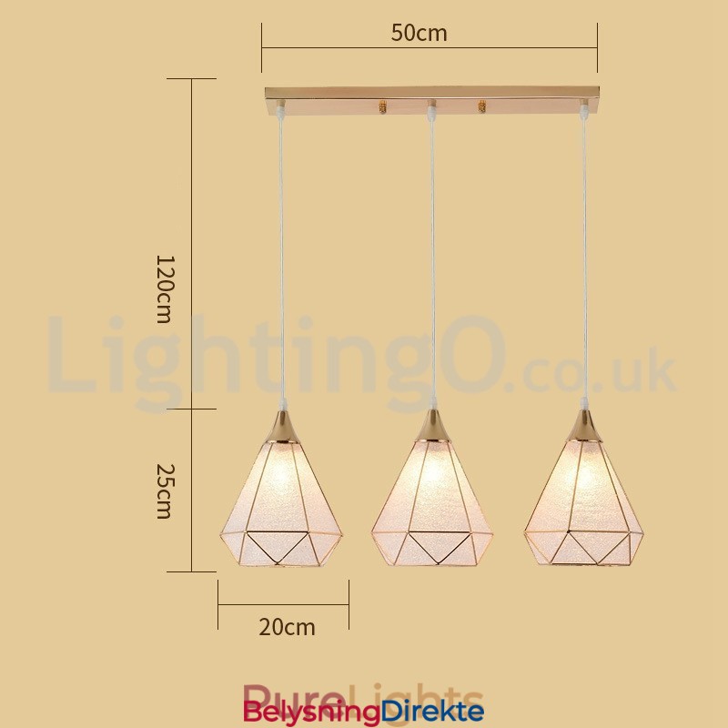 Lavpris Moderne 1-Lys 3-Lys Pendellampe