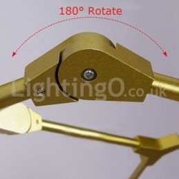 Nordisk Moderne Magisk Bønne-Glasslysekrone Molekylær Lysekrone