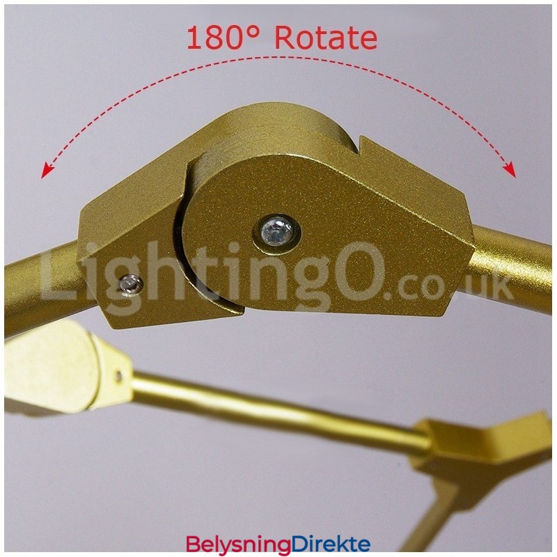 Nordisk Moderne Magisk Bønne-Glasslysekrone Molekylær Lysekrone