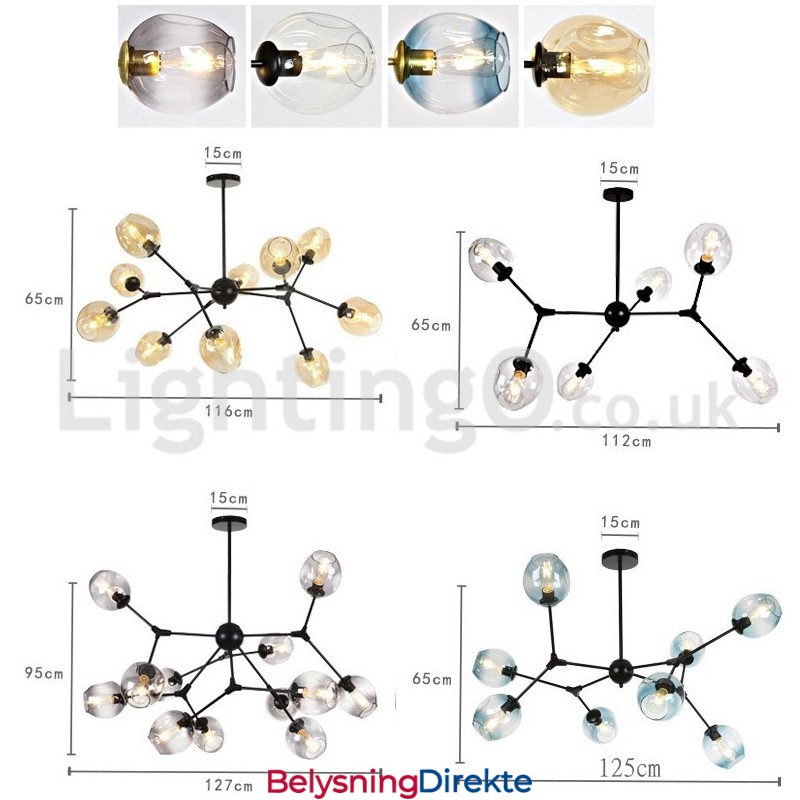 Nordisk Postmoderne Molekylær Magisk Bønnelysekrone Kafé