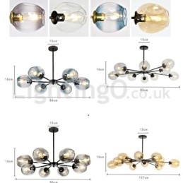 Nordisk Postmoderne Molekylær Lysekrone Magic Bean-Lysekrone Kafé