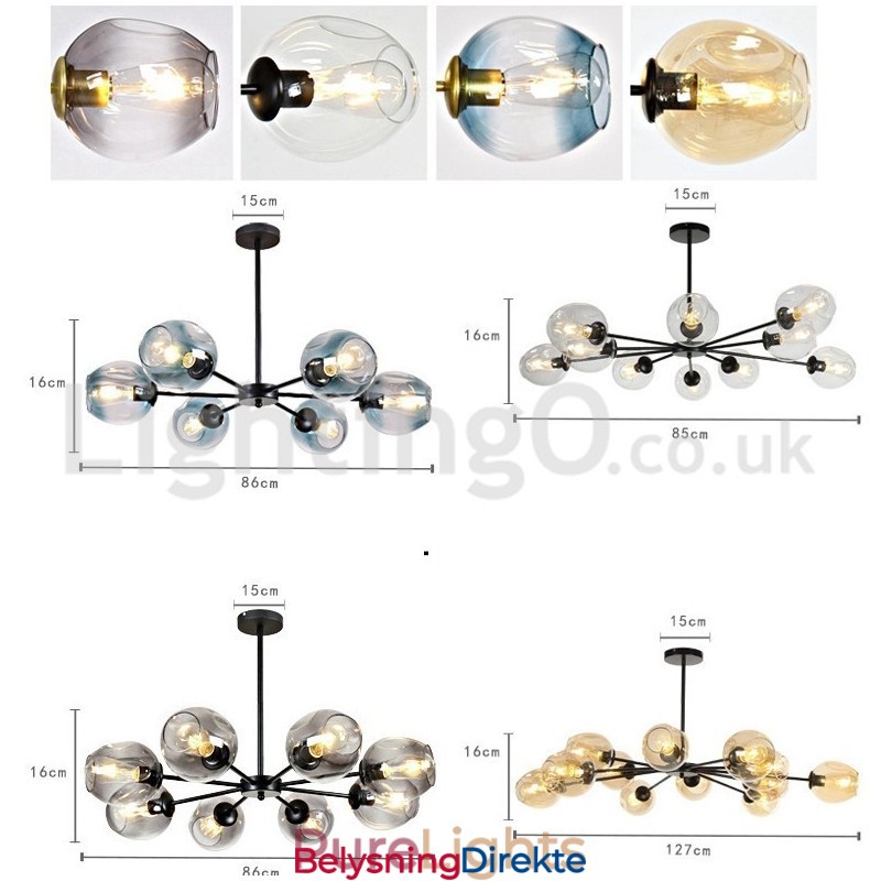 Nordisk Postmoderne Molekylær Lysekrone Magic Bean-Lysekrone Kafé