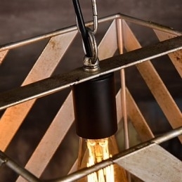 Retro Jernlampe Moderne Minimalistisk Lysekrone I Industriell Stil