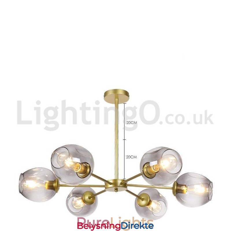 Nordisk Postmoderne Molekylær Lysekrone Magic Bean-Lysekrone Kafé