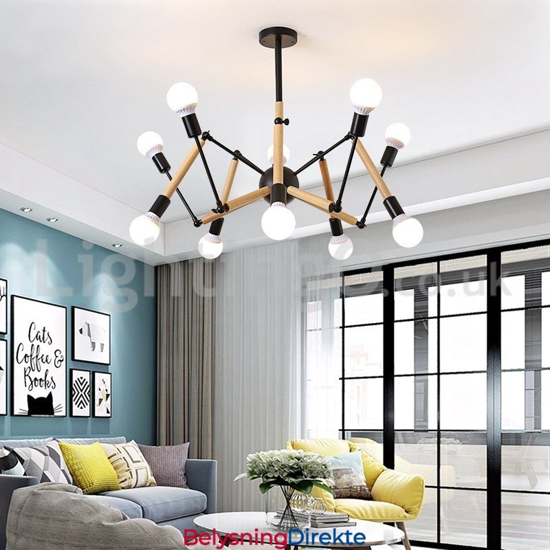 Postmoderne Edderkopplysekrone Klesbutikk Butikk