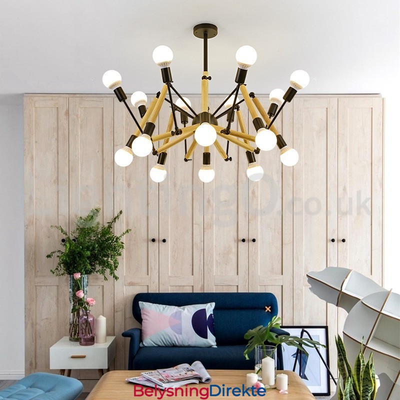 Postmoderne Edderkopplysekrone Klesbutikk Butikk