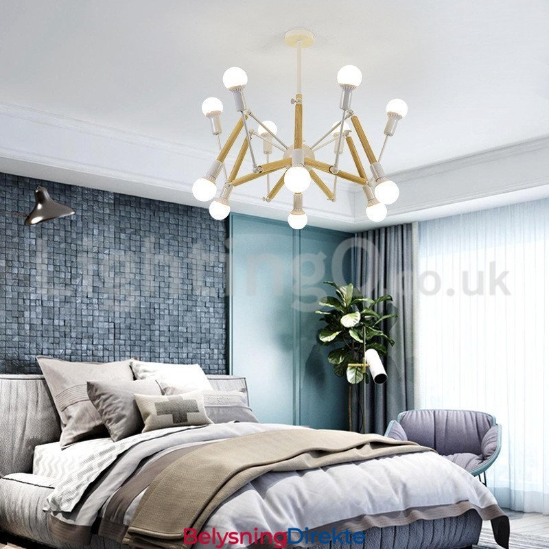 Postmoderne Edderkopplysekrone Klesbutikk Butikk