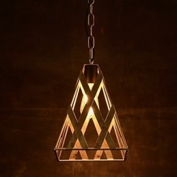 Retro Jernlampe Moderne Minimalistisk Lysekrone I Industriell Stil