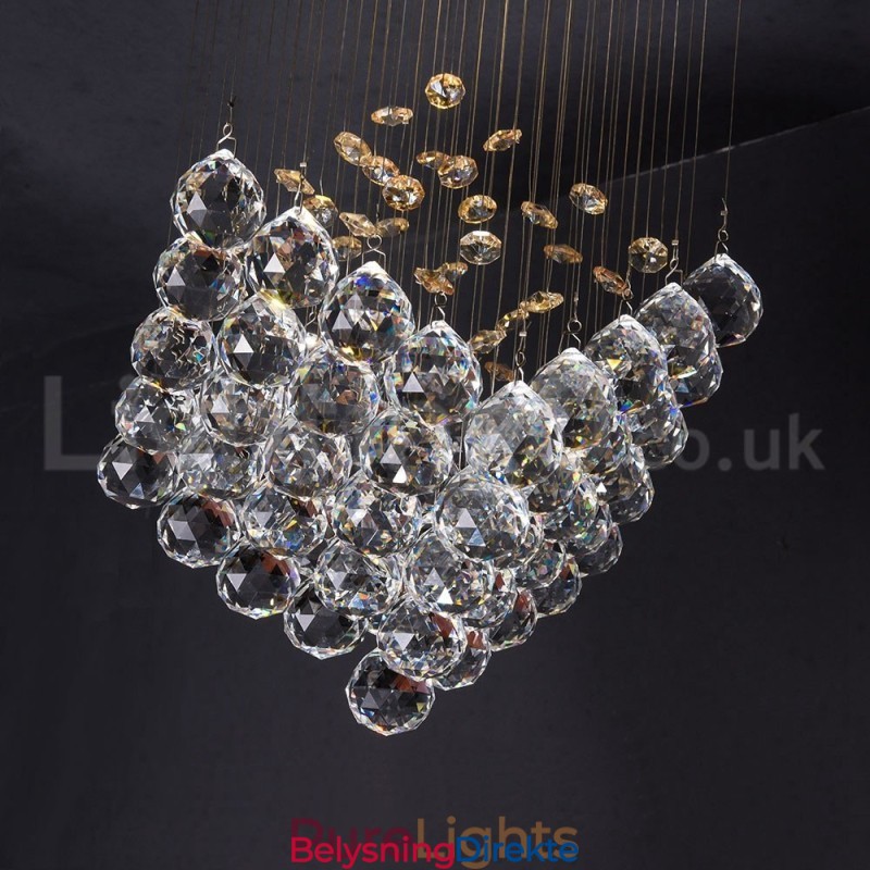 1 Lys Moderne K9 Krystall Takpendellampe Innendørs Lysekrone Belysning Lamper Armaturer