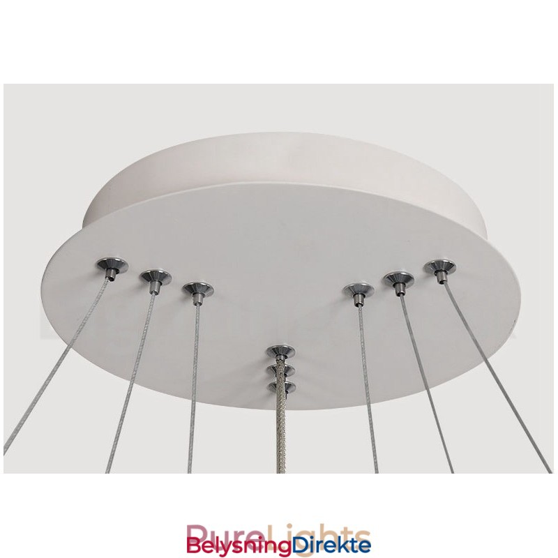 Dimmbar Pendellampe Outside The Circles Light Med Fjernkontroll, Moderne Designringer