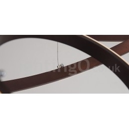 Dimmbar Pendellampe Outside The Circles Light Med Fjernkontroll, Moderne Designringer