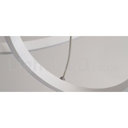 Dimmbar Pendellampe Outside The Circles Light Med Fjernkontroll, Moderne Designringer