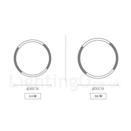 Ultratynn Flerfarget Rund Taklampe I Tre, Heltre Taklampe Med Akrylskjerm I Nordisk Stil