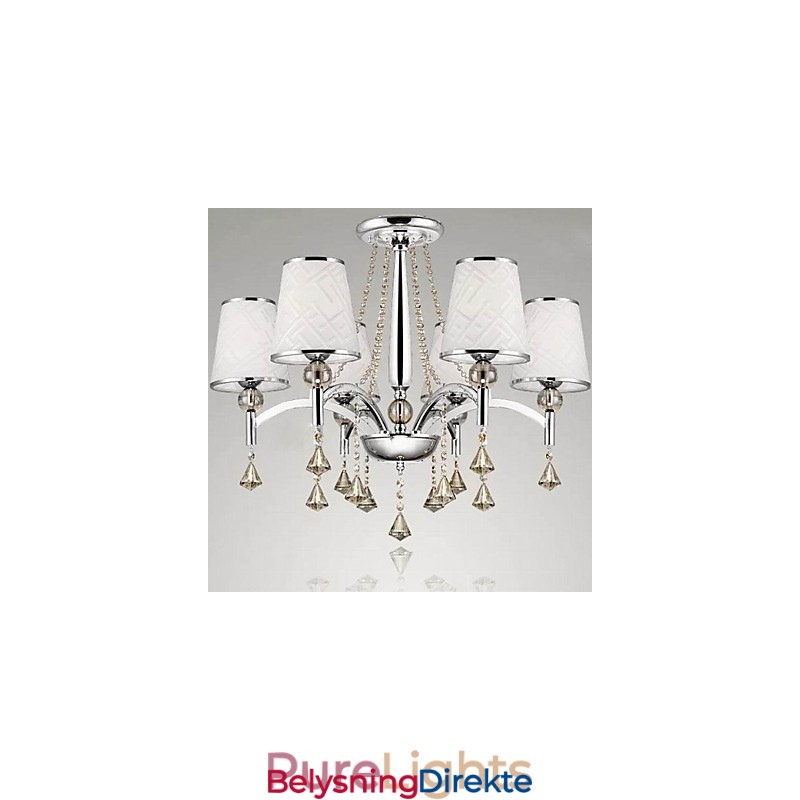 Moderne Samtidskrone I Krystall I Krom I Metall