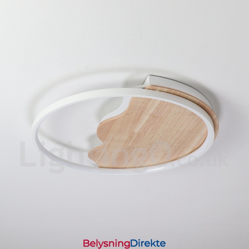 Dimmbar Hvit Sky Rund Tre Taklampe Ultratynn Taklampe Kan Også Brukes Som Vegglampe