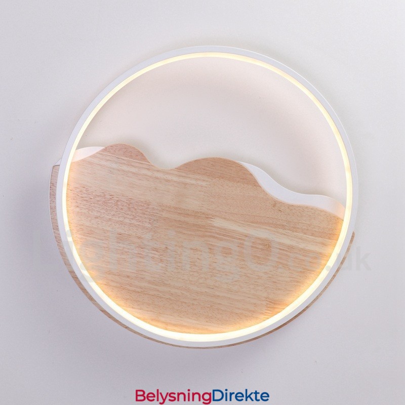 Dimmbar Hvit Sky Rund Tre Taklampe Ultratynn Taklampe Kan Også Brukes Som Vegglampe