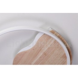 Dimmbar Hvit Sky Rund Tre Taklampe Ultratynn Taklampe Kan Også Brukes Som Vegglampe