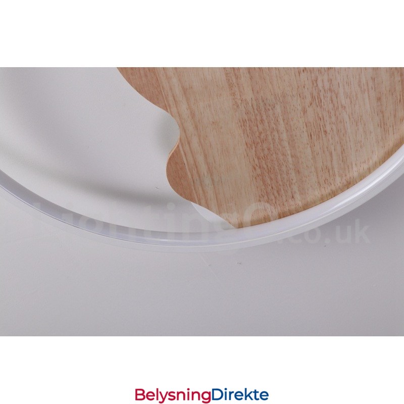 Dimmbar Hvit Sky Rund Tre Taklampe Ultratynn Taklampe Kan Også Brukes Som Vegglampe