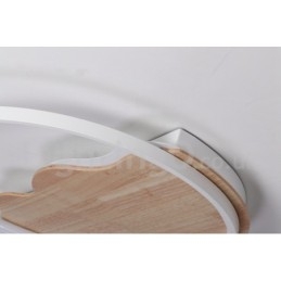 Dimmbar Hvit Sky Rund Tre Taklampe Ultratynn Taklampe Kan Også Brukes Som Vegglampe