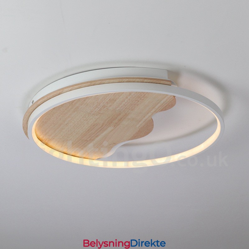 Dimmbar Hvit Sky Rund Tre Taklampe Ultratynn Taklampe Kan Også Brukes Som Vegglampe