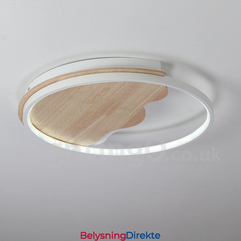 Dimmbar Hvit Sky Rund Tre Taklampe Ultratynn Taklampe Kan Også Brukes Som Vegglampe