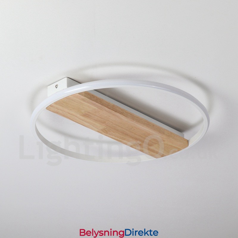 Dimbar Hvit Rund Tretaklampe Ultratynn Taklampe Kan Også Brukes Som Vegglampe