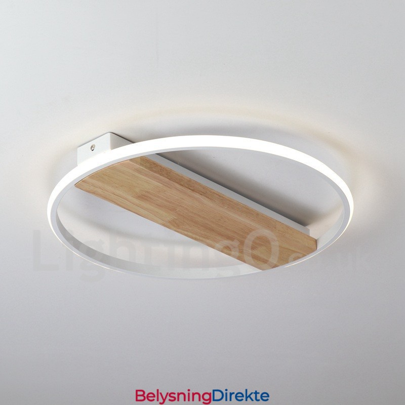 Dimbar Hvit Rund Tretaklampe Ultratynn Taklampe Kan Også Brukes Som Vegglampe