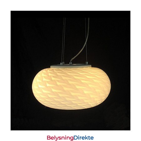 Moderne Minimalistisk Utskåret Melkehvit Lysekronelampe