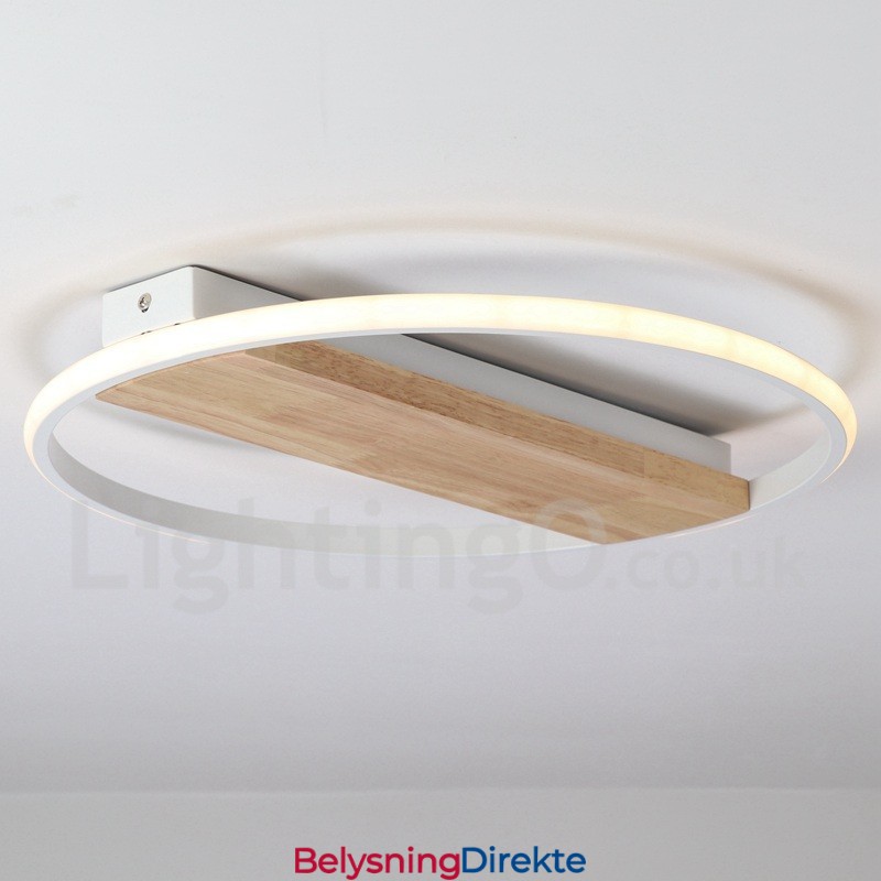 Dimbar Hvit Rund Tretaklampe Ultratynn Taklampe Kan Også Brukes Som Vegglampe