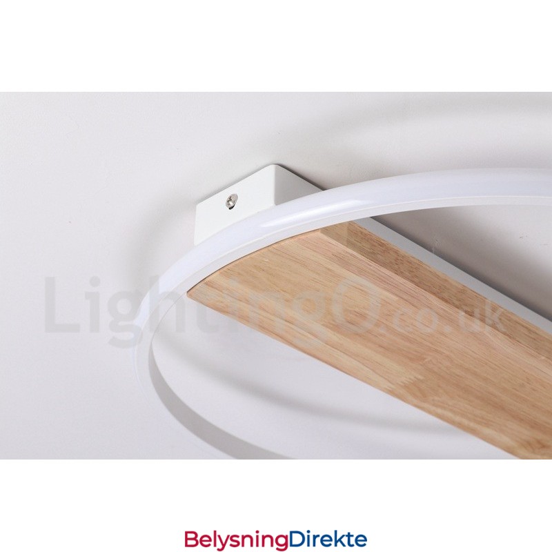 Dimbar Hvit Rund Tretaklampe Ultratynn Taklampe Kan Også Brukes Som Vegglampe