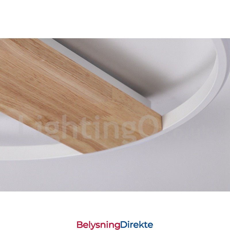 Dimbar Hvit Rund Tretaklampe Ultratynn Taklampe Kan Også Brukes Som Vegglampe