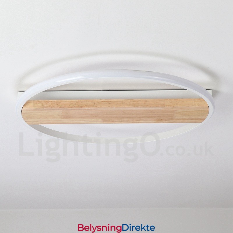 Dimbar Hvit Rund Tretaklampe Ultratynn Taklampe Kan Også Brukes Som Vegglampe