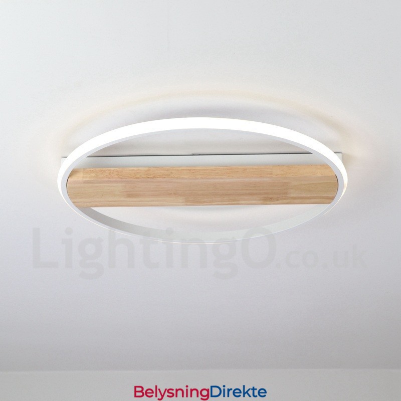 Dimbar Hvit Rund Tretaklampe Ultratynn Taklampe Kan Også Brukes Som Vegglampe