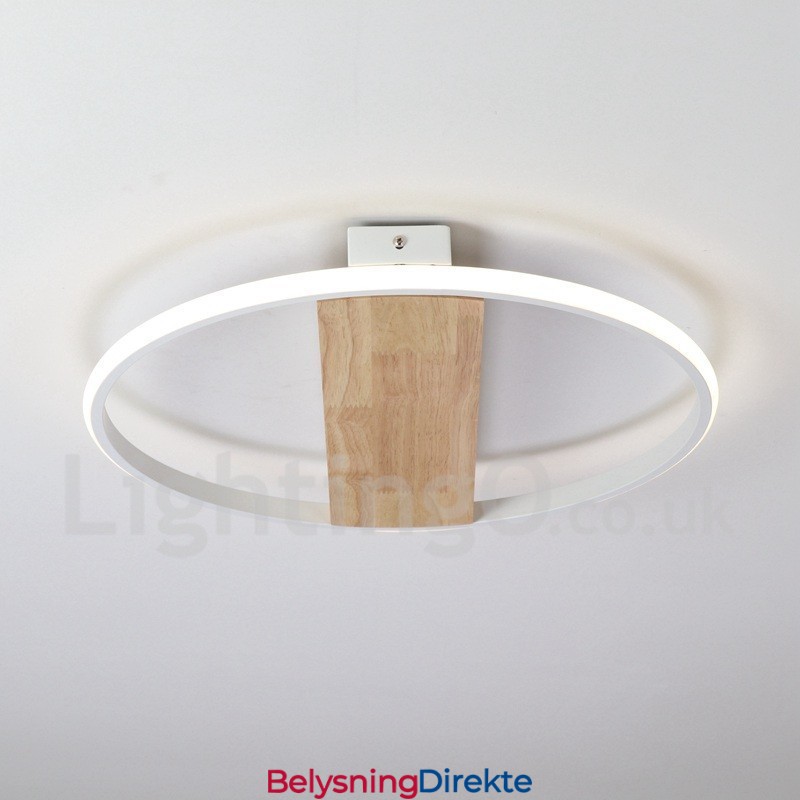 Dimbar Hvit Rund Tretaklampe Ultratynn Taklampe Kan Også Brukes Som Vegglampe