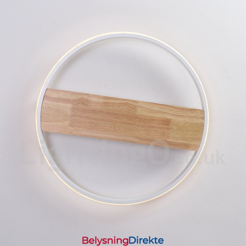 Dimbar Hvit Rund Tretaklampe Ultratynn Taklampe Kan Også Brukes Som Vegglampe