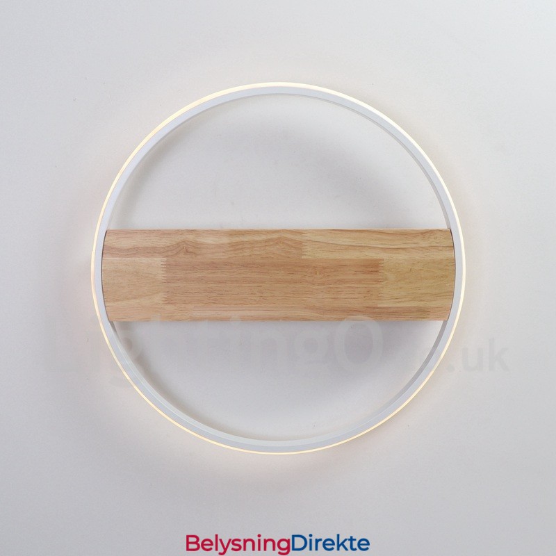 Dimbar Hvit Rund Tretaklampe Ultratynn Taklampe Kan Også Brukes Som Vegglampe