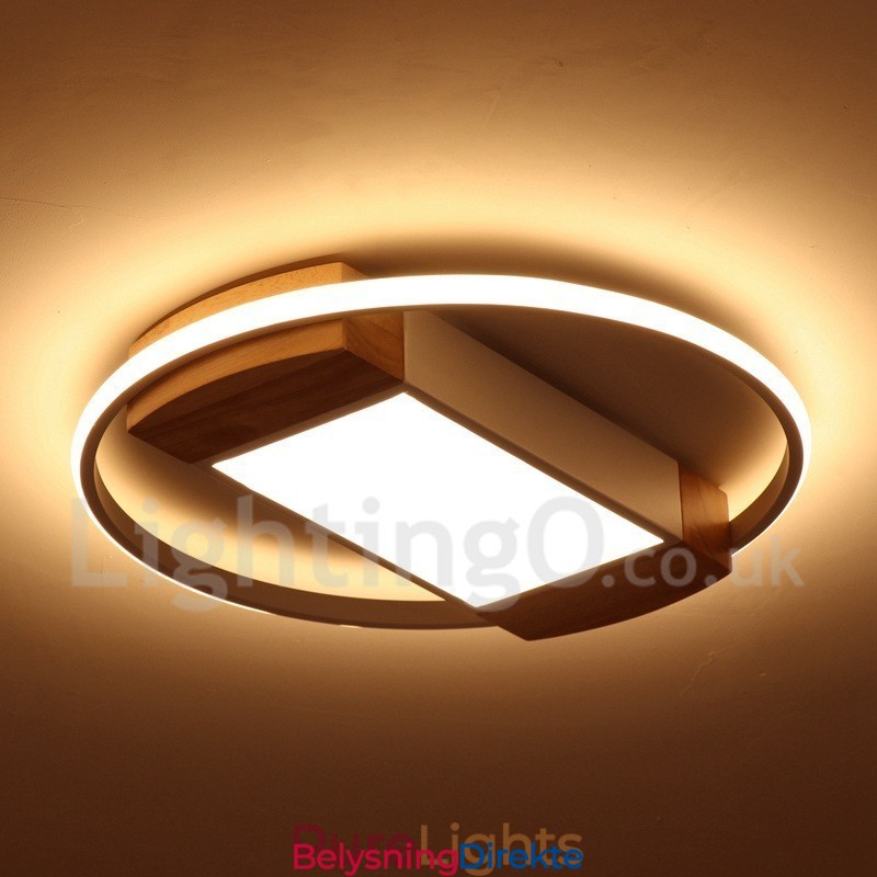 Dimbar Hvit Rund Tretaklampe Ultratynn Taklampe Kan Også Brukes Som Vegglampe