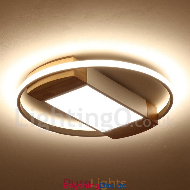 Dimbar Hvit Rund Tretaklampe Ultratynn Taklampe Kan Også Brukes Som Vegglampe