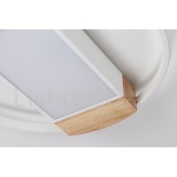 Dimbar Hvit Rund Tretaklampe Ultratynn Taklampe Kan Også Brukes Som Vegglampe