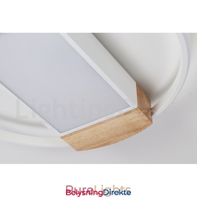 Dimbar Hvit Rund Tretaklampe Ultratynn Taklampe Kan Også Brukes Som Vegglampe