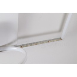 Dimbar Hvit Firkantet Tretaklampe Ultratynn Taklampe Kan Også Brukes Som Vegglampe