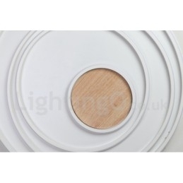 Dimmbar Hvit Ringtaklampe I Tre Ultratynn Taklampe Kan Også Brukes Som Vegglampe