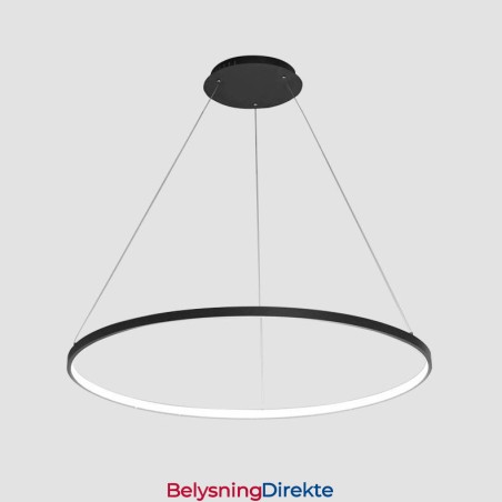 Dimbar 63W 100Cm Diameter Pendellampe Moderne Design Ring